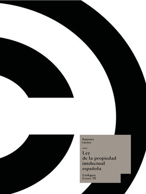 cover image of Ley de la propiedad intelectual